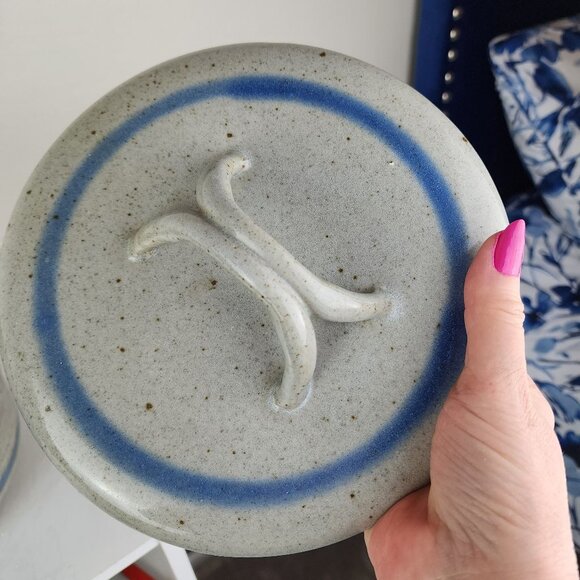 Natalie Gilliham Set of Three Cannister Pottery Set - Picture 13 of 15